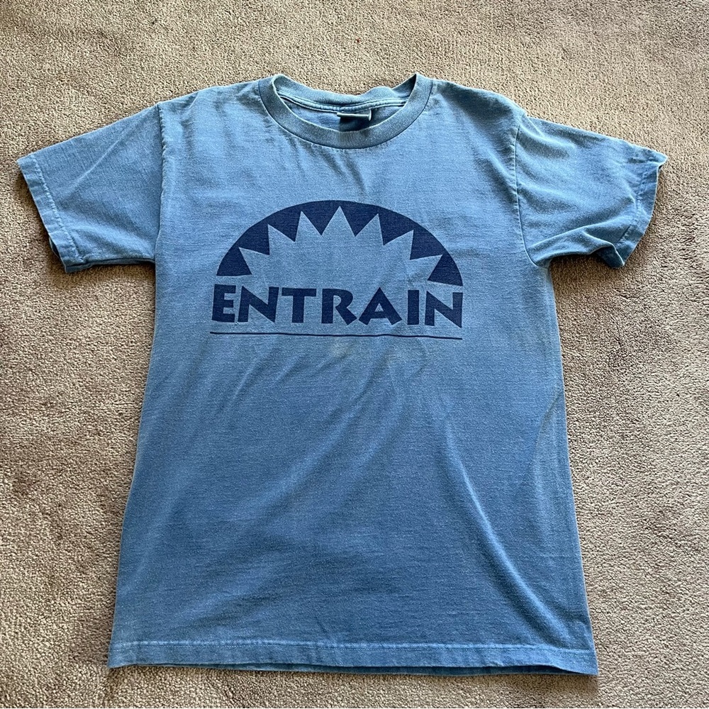 2/$20 Vintage Comfort Colors Entrain Logo Short Sleeve T-Shirt